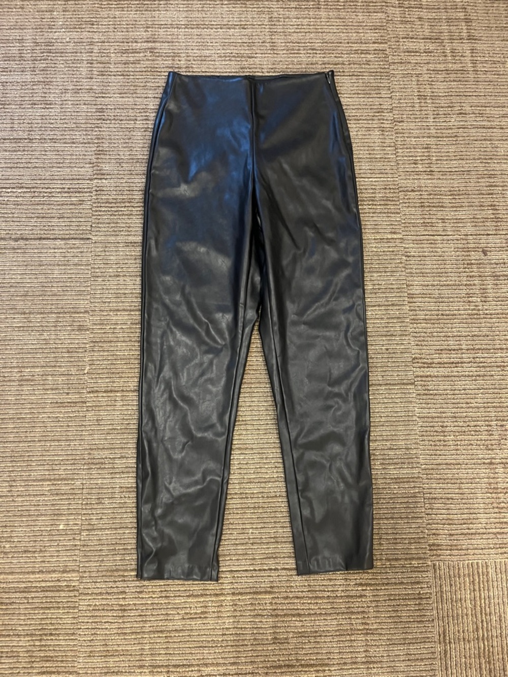 Old Navy Black Faux Leather Skinny Pants